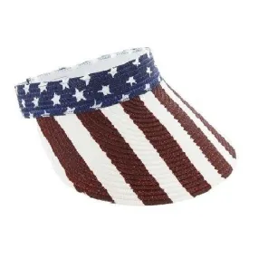 USA American Flag Visor