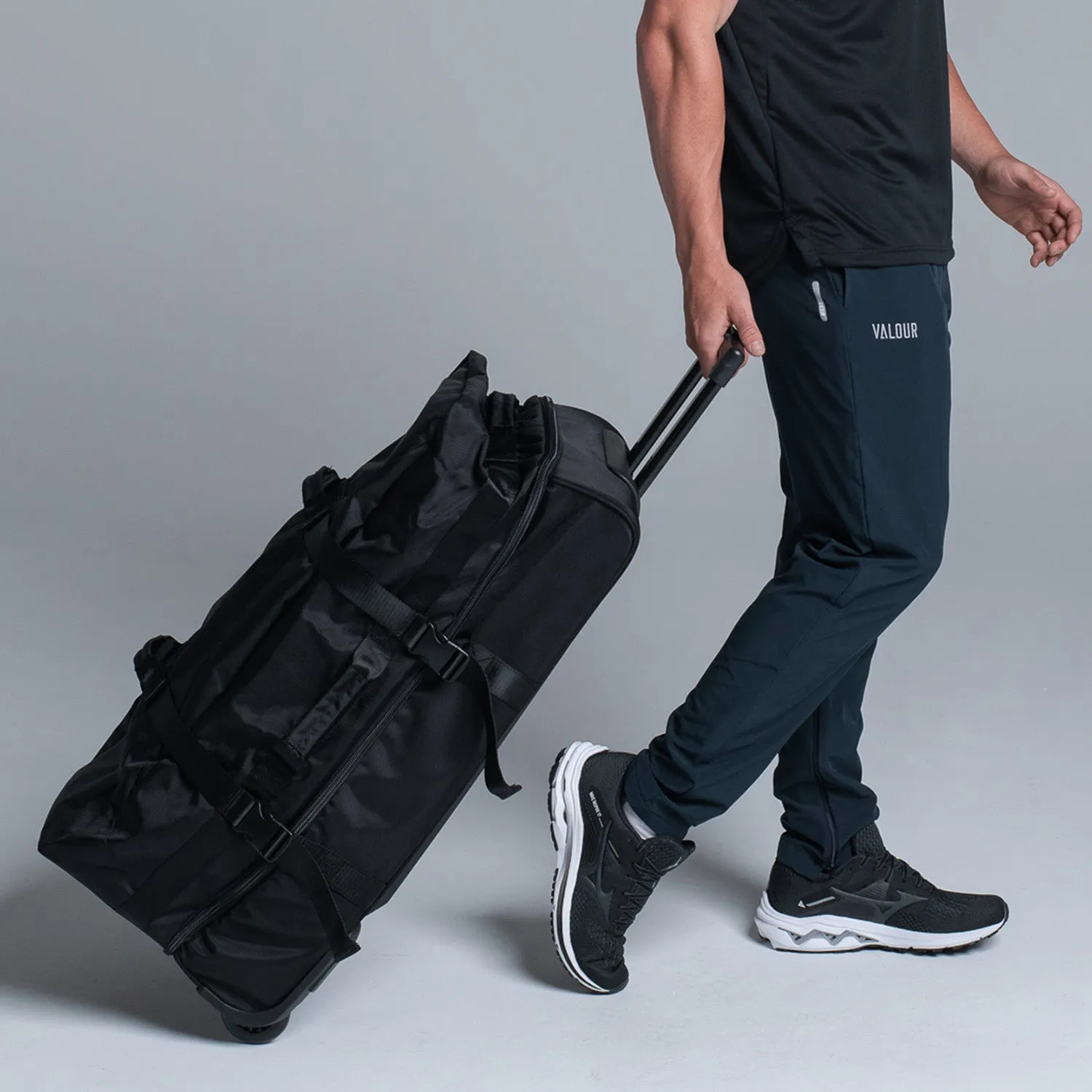 Valour Black Trolley Bag