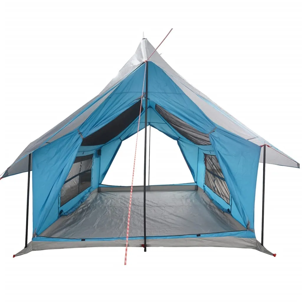 vidaXL Camping Tent 5-Person Blue Waterproof