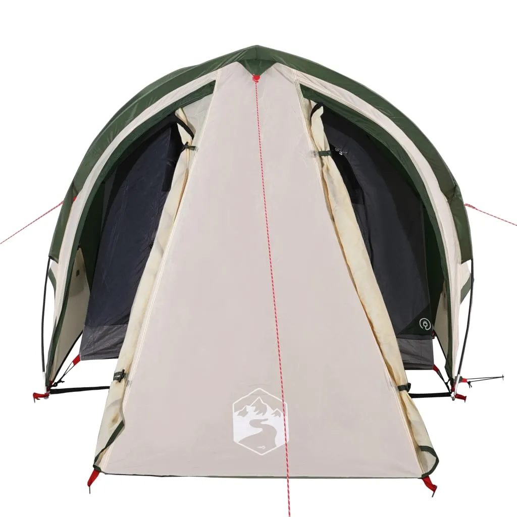 vidaXL Camping Tent Dome 2-Person Green Waterproof