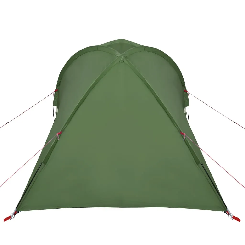 vidaXL Camping Tent Dome 2-Person Green Waterproof