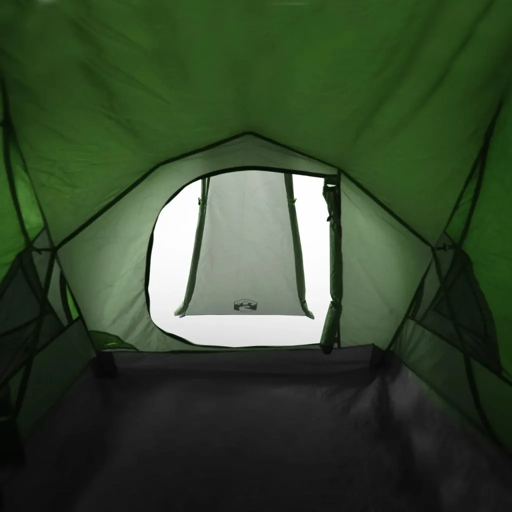 vidaXL Camping Tent Dome 2-Person Green Waterproof