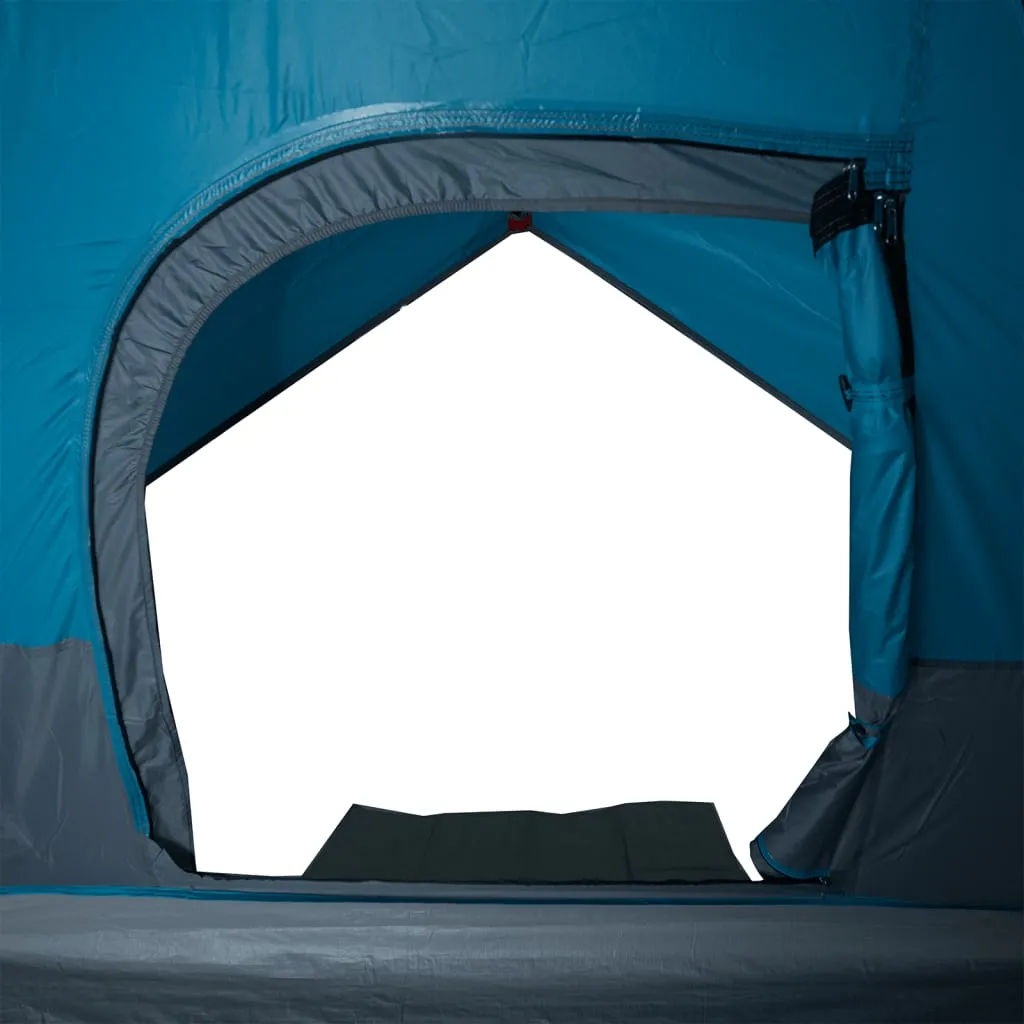 vidaXL Camping Tent Dome 3-Person Blue Waterproof