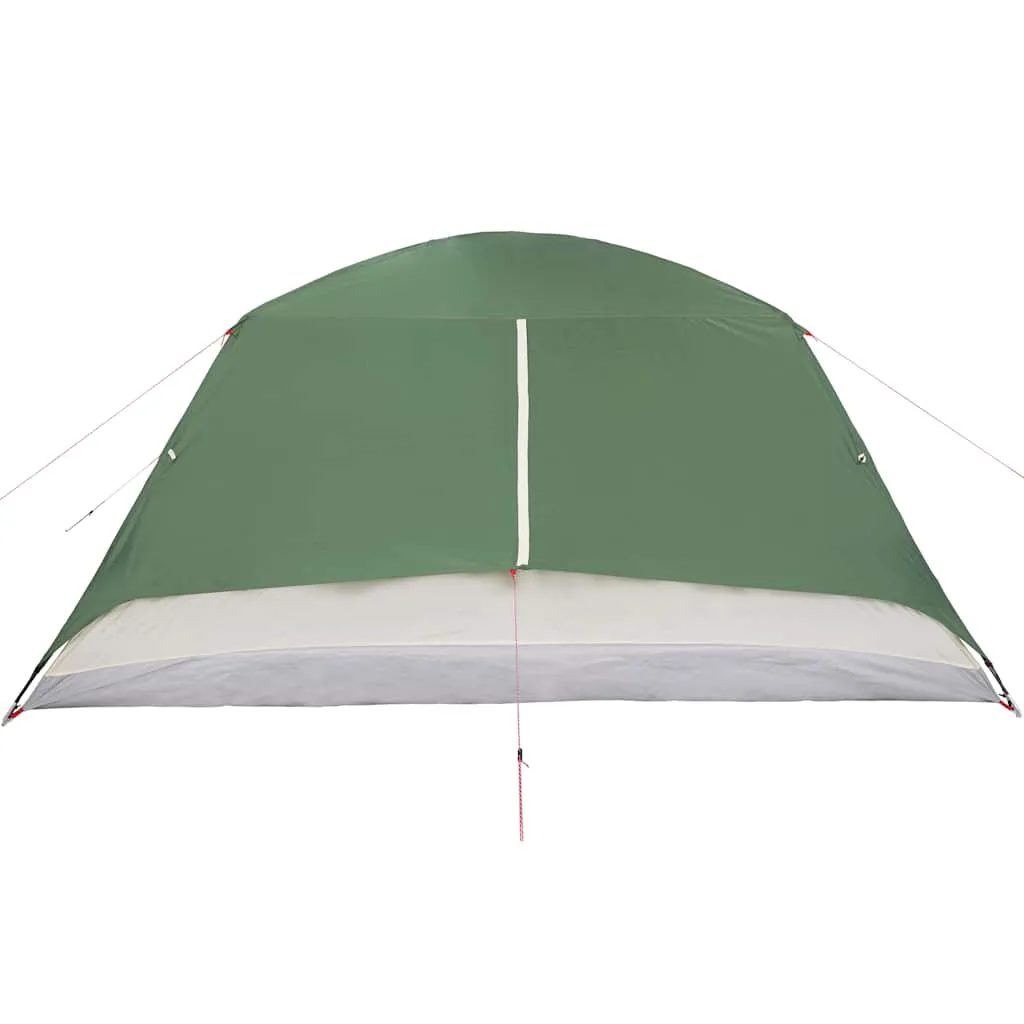 vidaXL Camping Tent with Porch 4-Person Green Waterproof