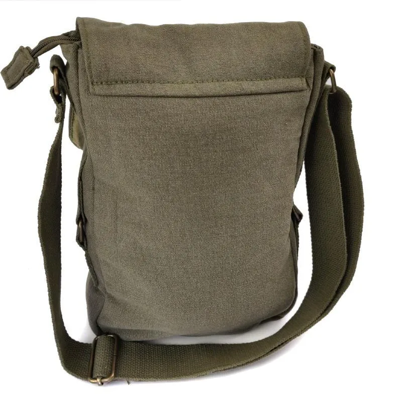 Vintage Canvas Military Tech Bag