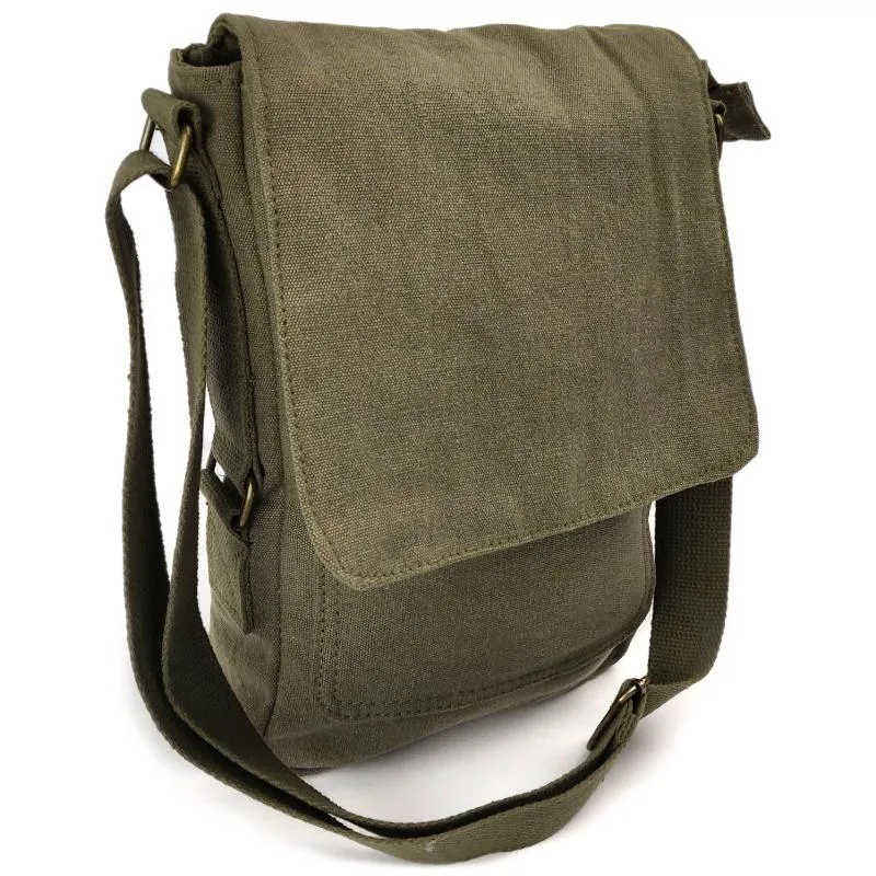 Vintage Canvas Military Tech Bag