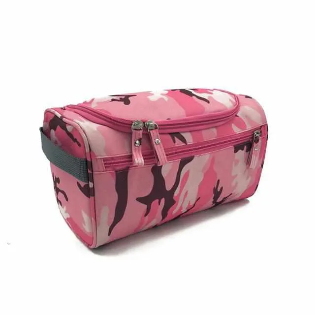 Waterproof Hanging Makeup Bag - Nylon Travel Organizer Cosmetic Bag