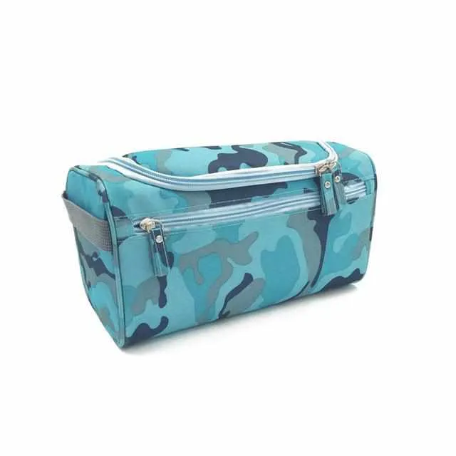 Waterproof Hanging Makeup Bag - Nylon Travel Organizer Cosmetic Bag