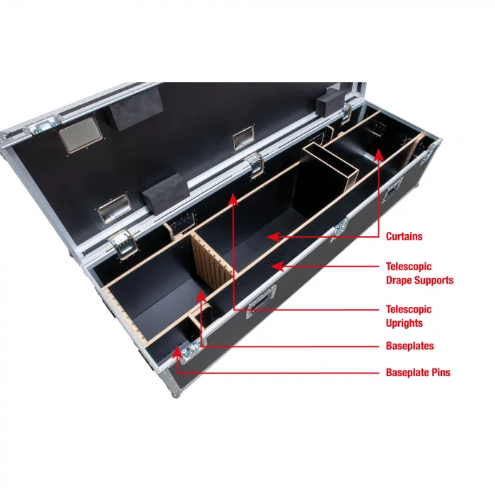 Wentex Pipe & Drape Case 450mm Base (up to 21m wide)