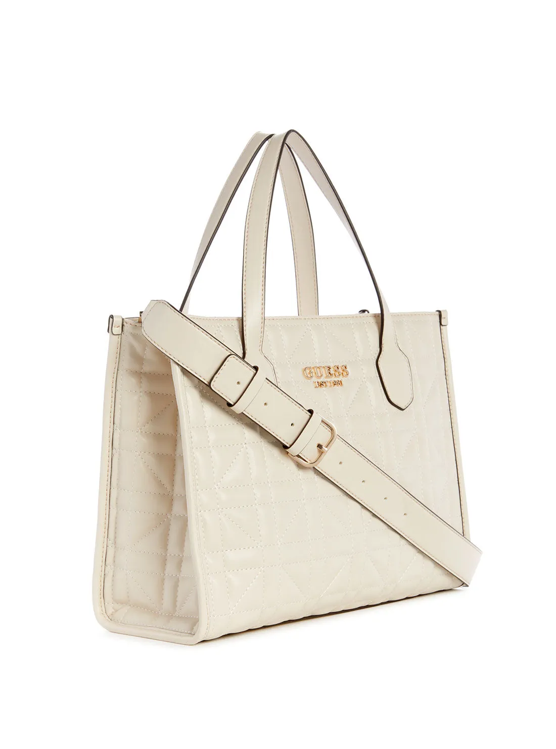 White Silvana Tote Bag