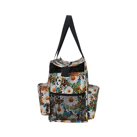 Wild Daisy NGIL Zippered Caddy Organizer Tote Bag