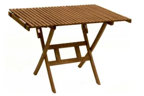 Wood Roll Top Table | 42" x 28"