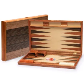 Wooden Inlaid Backgammon Game Set - Pasadena - 19"